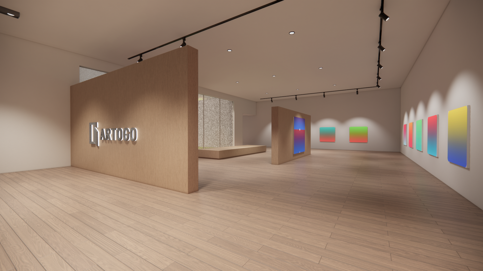 Wooden language gallery